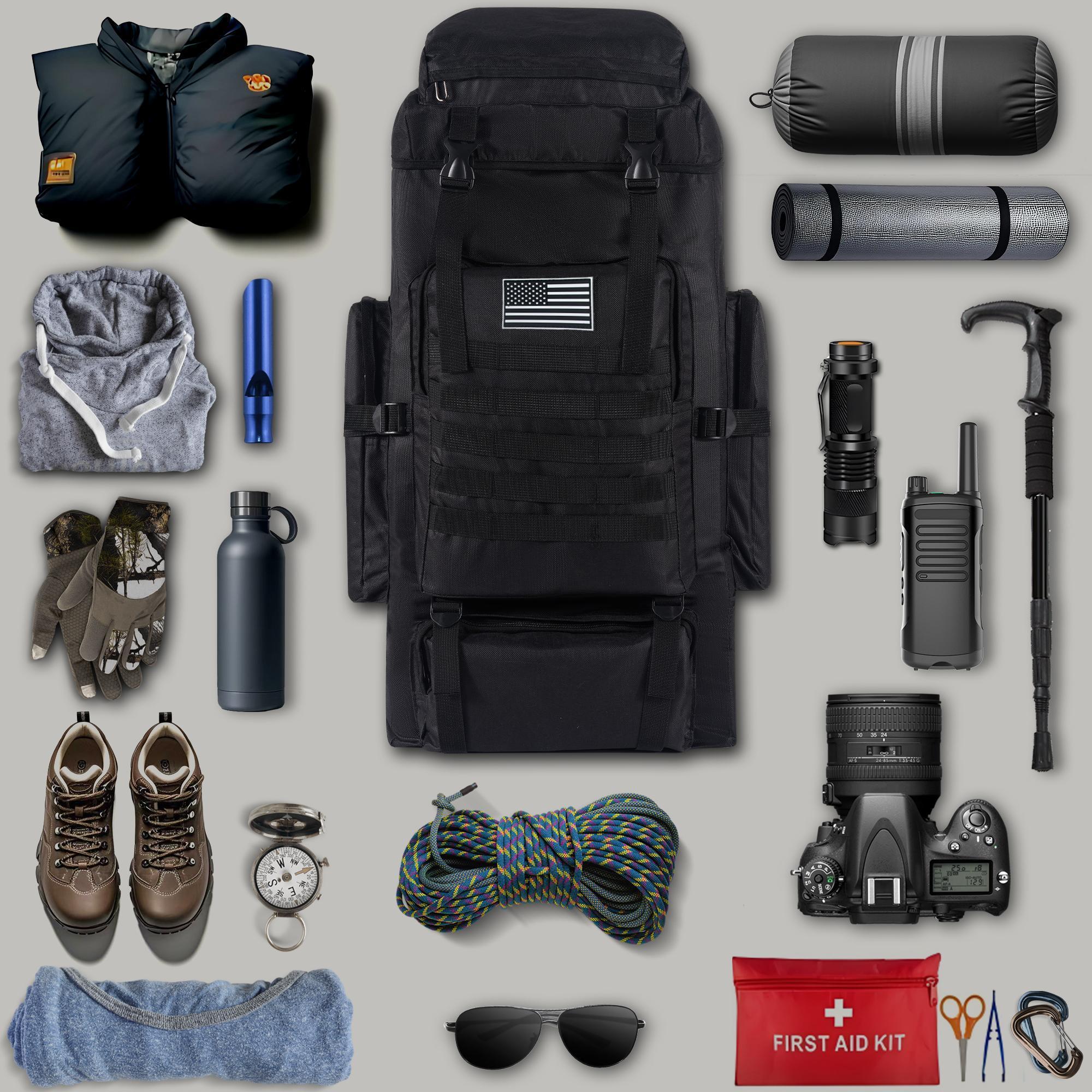 70L Professional Hiking Backpa - Outdoor Camping Backpack recension och pris
