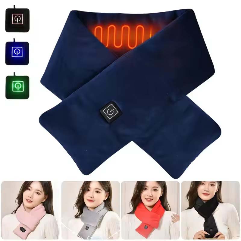 USB Women Men Heating Scarf Te - Outdoor Camping Winter recension och pris