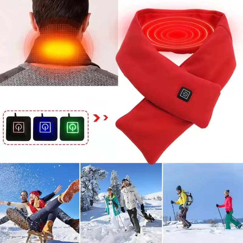 USB Women Men Heating Scarf Te - Outdoor Camping Winter recension och pris