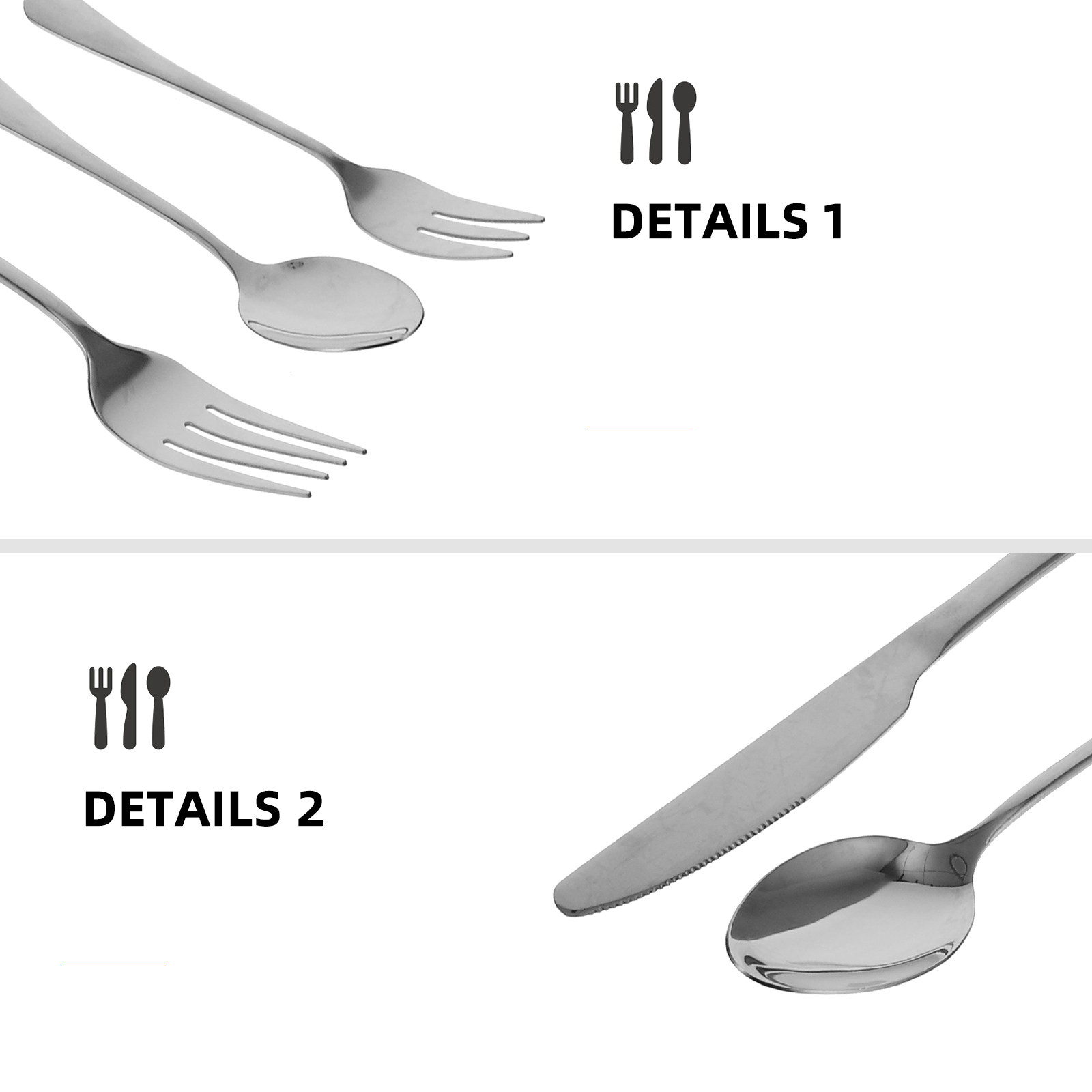 9Pcs Portable Stainless Steel  - Camp Utensil Set recension och pris