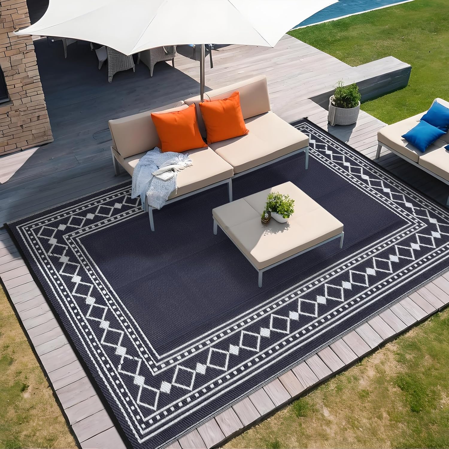 9x18 Outdoor Rug – Waterproof  - Outdoor Camping Rugs 9X18 recension och pris