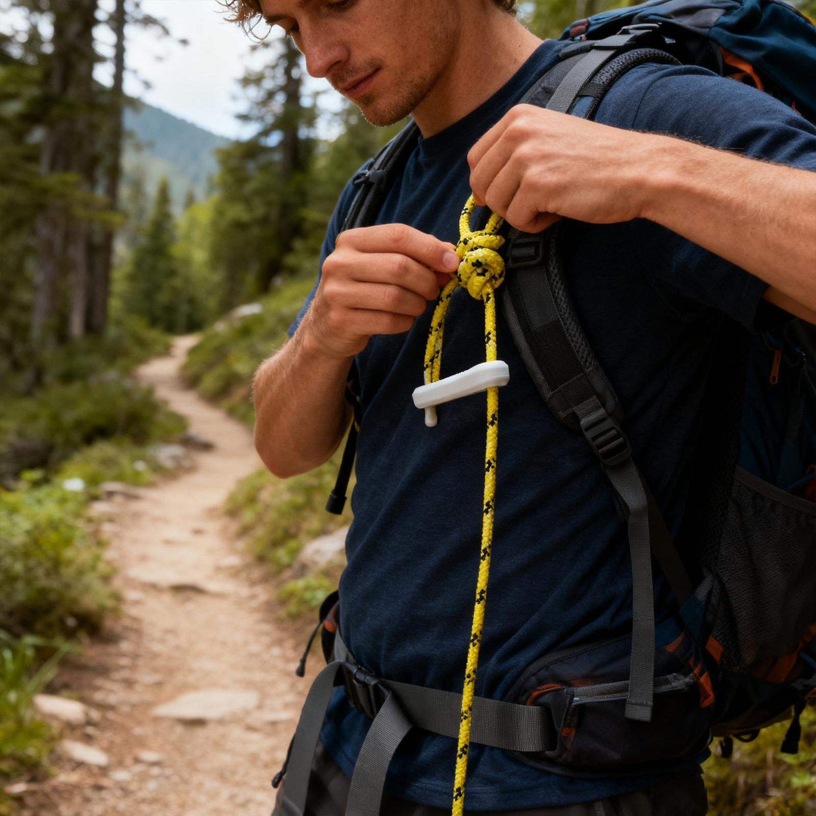 Rope Tightener for Camping 3D  - Outdoor Camping Backpack recension och pris