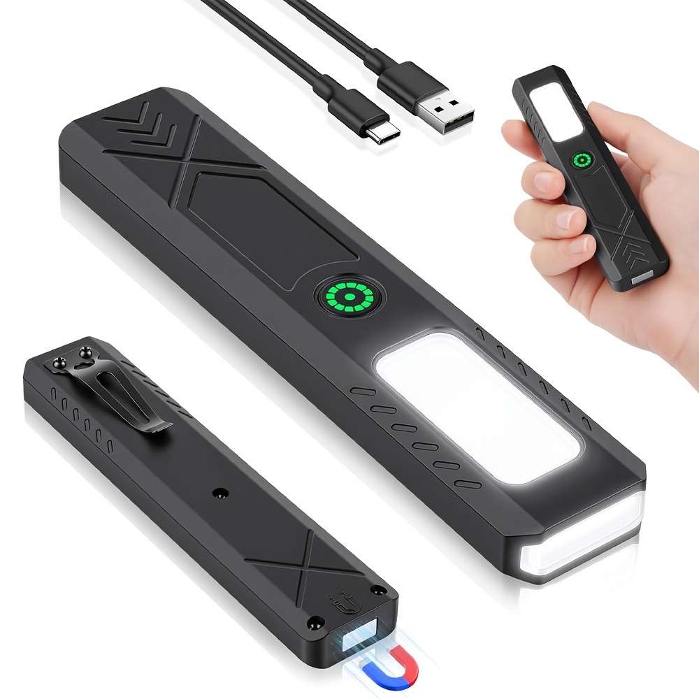Rechargeable LED Handheld Flas - Outdoor Camping Decor recension och pris