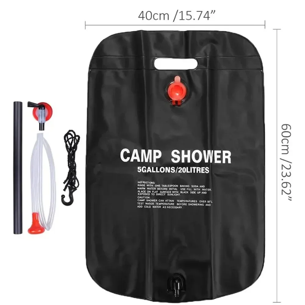 Large Capacity 20L Outdoor Sho - Outdoor Camping Bathroom recension och pris