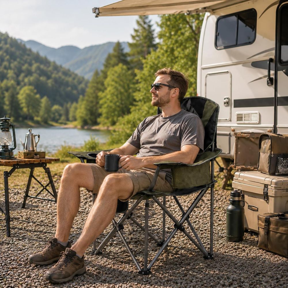 Durable 2-Pack Oversized Padde - Outdoor Oversized Camping Chair recension och pris