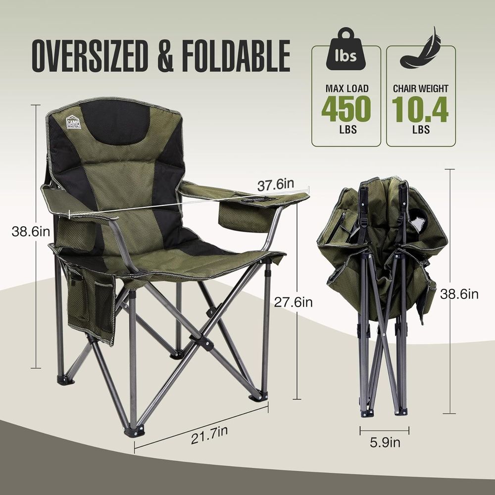 Durable 2-Pack Oversized Padde - Outdoor Oversized Camping Chair recension och pris