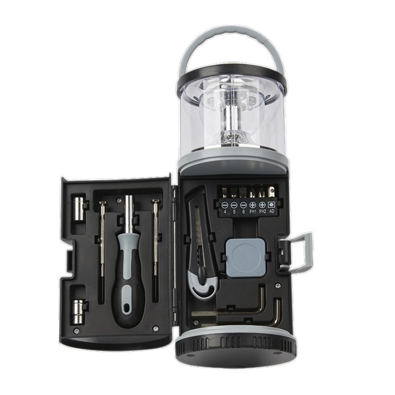 Camping Lantern with Hand Tool - Outdoor Camping Bathroom recension och pris