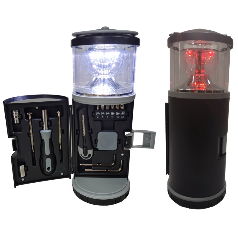Camping Lantern with Hand Tool - Outdoor Camping Bathroom recension och pris