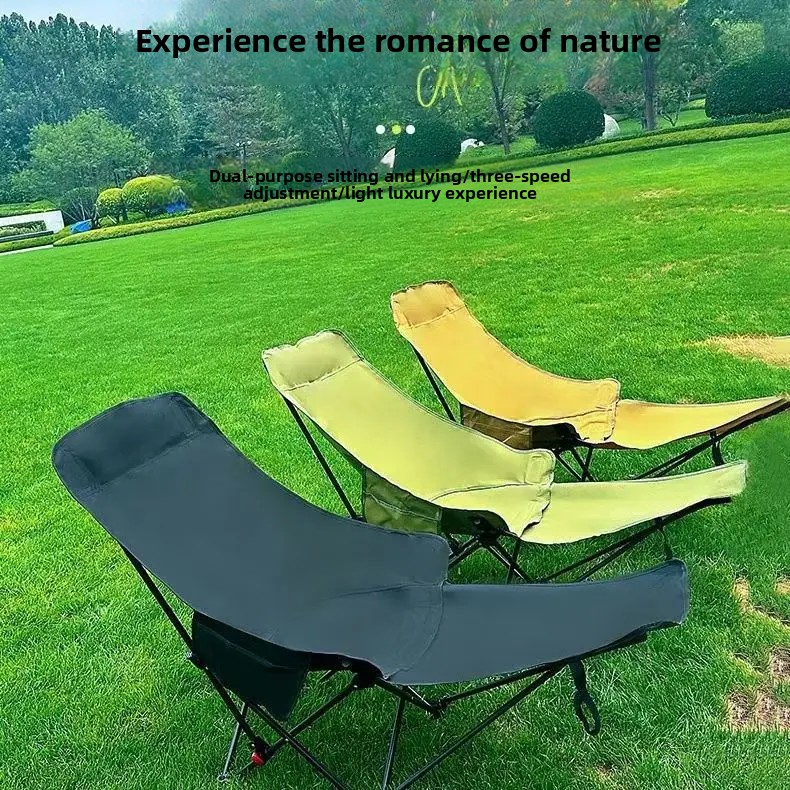 Three Level Adjustable Moon Ch - Outdoor Camping Lounge Chairs recension och pris