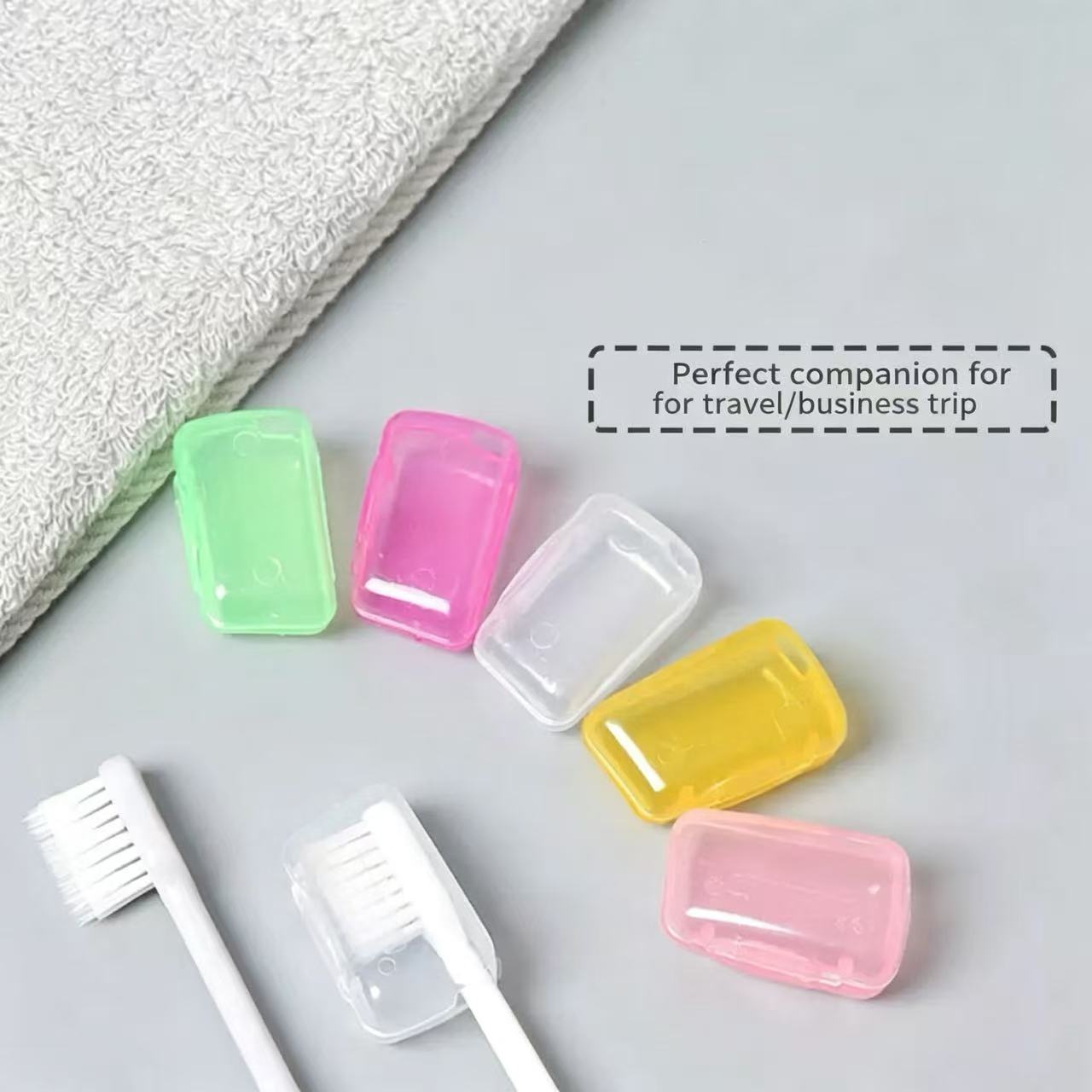 5pcs Portable Toothbrush Head  - Outdoor Camping Bathroom recension och pris