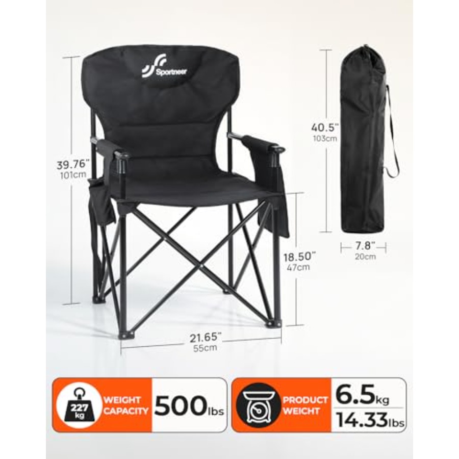 Outdoor camping chair: heavy-d - Outdoor Oversized Camping Chair recension och pris