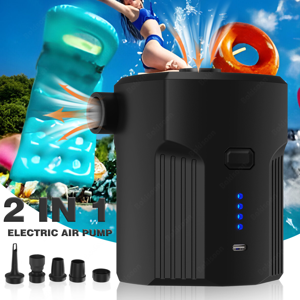 Portable Electric Air Pump for - Outdoor Camping Quilt recension och pris