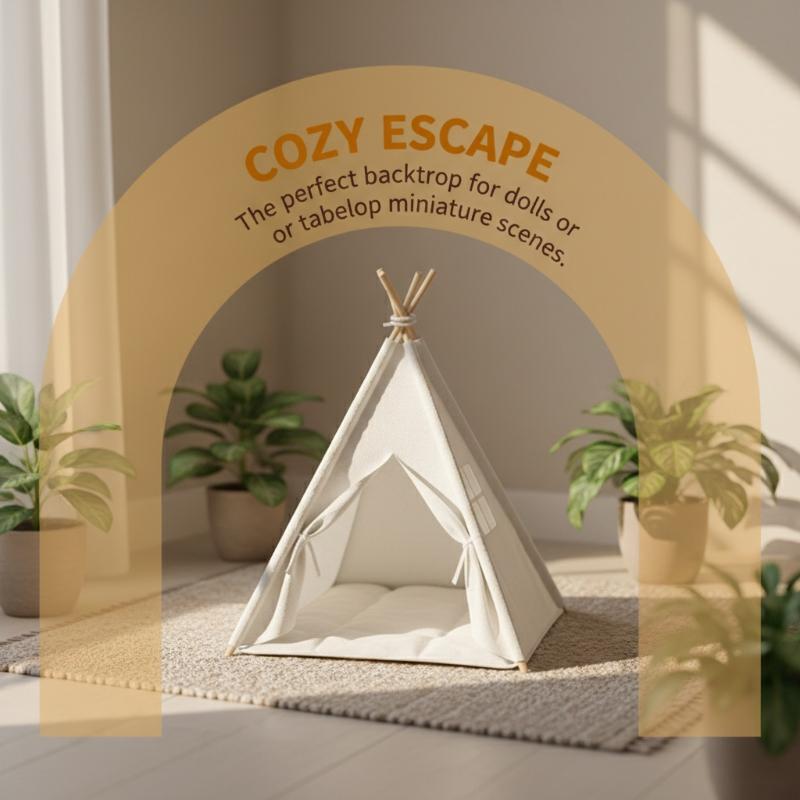 1: 12 Tent Model Decoration Sc - Outdoor Camping Decor recension och pris