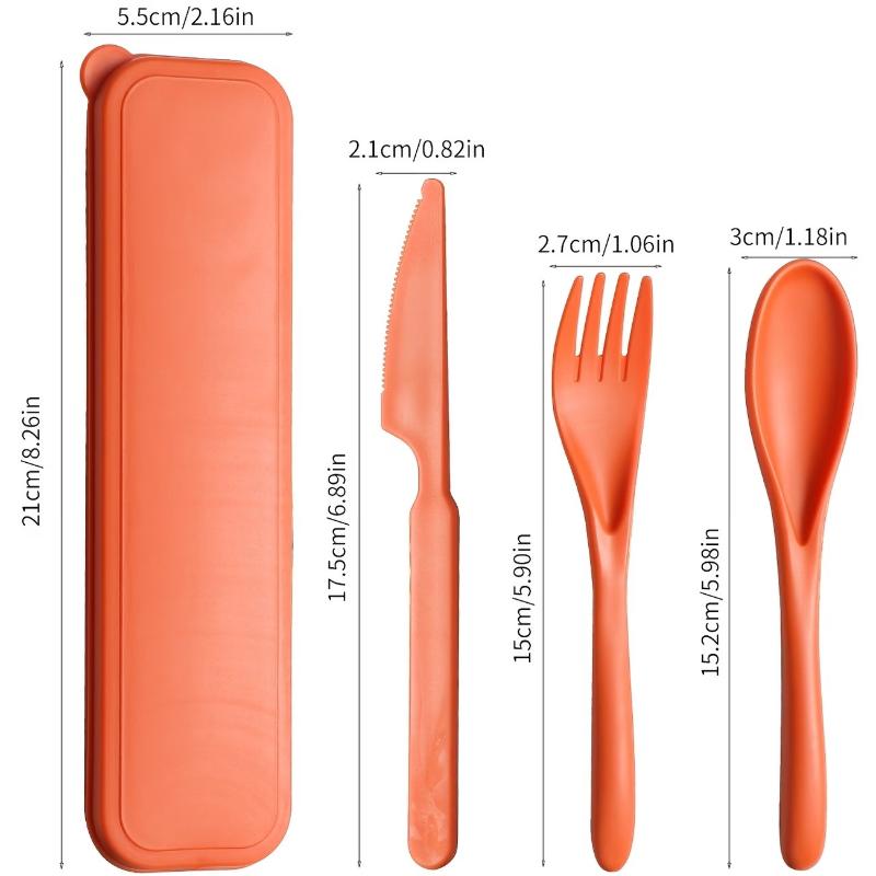 Wheat Straw Cutlery Set Knife  - Camp Utensil Set recension och pris