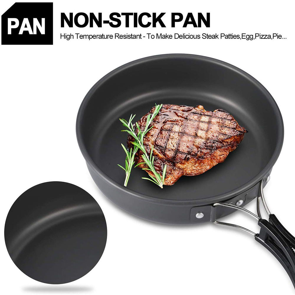 Outdoor Camping Cookware Set M - Camp Utensil Set recension och pris