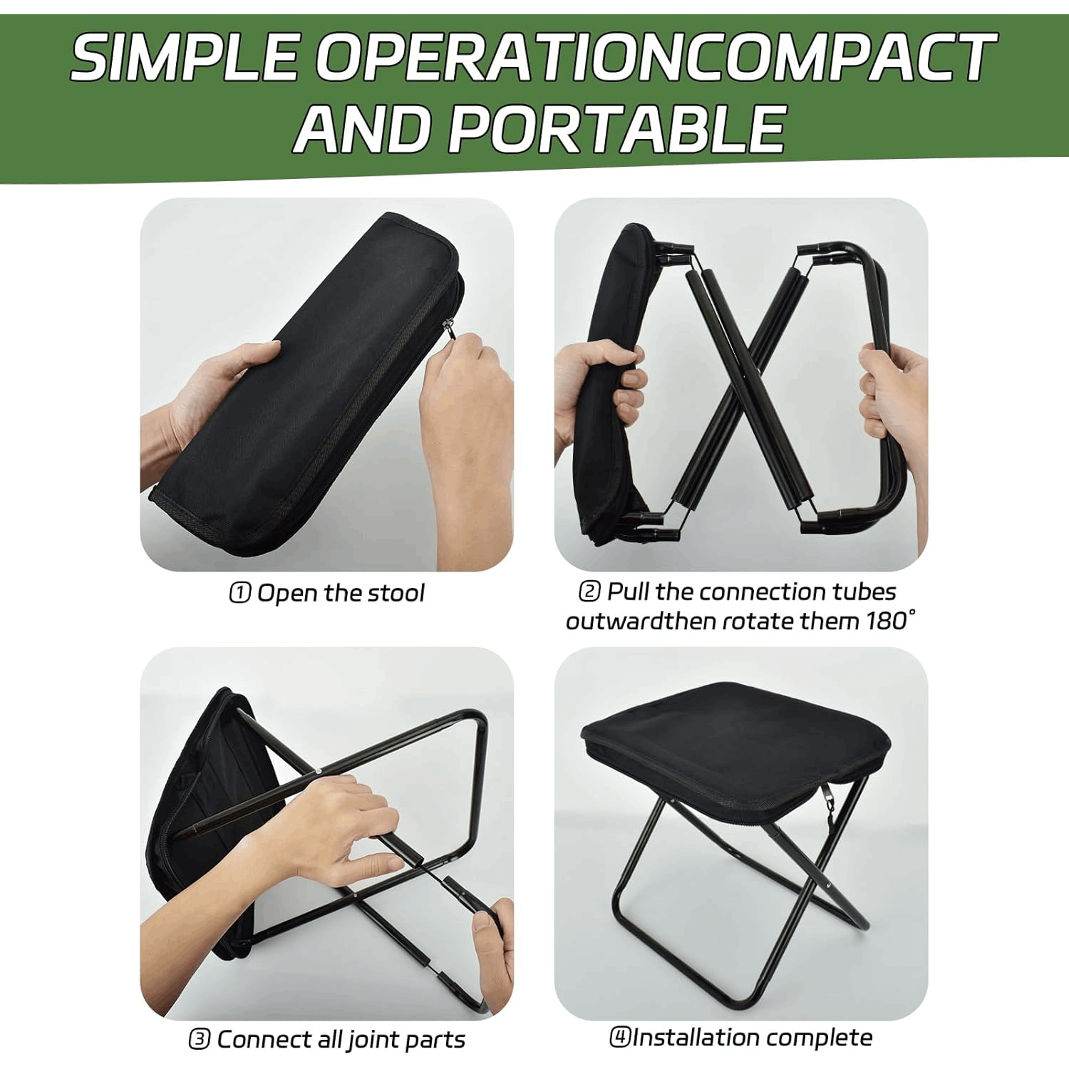 [Portable Folding Chair] Light - Outdoor Camping Recliner Chairs recension och pris