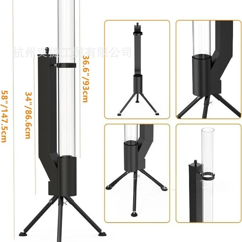 Vertical Rocket Stove - Bazook - Outdoor Camping Winter recension och pris