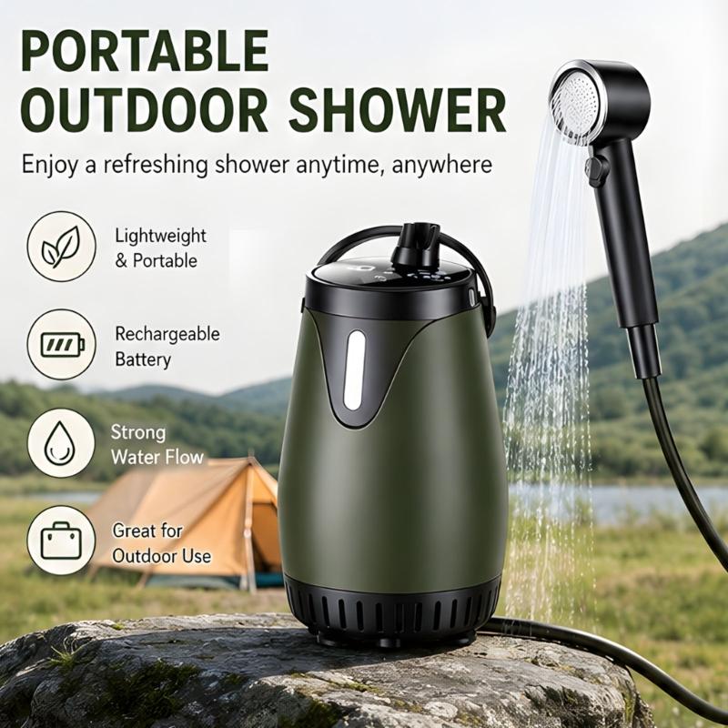 Lightweight Outdoor Shower Uni - Travel Outdoor Camping Youtube recension och pris