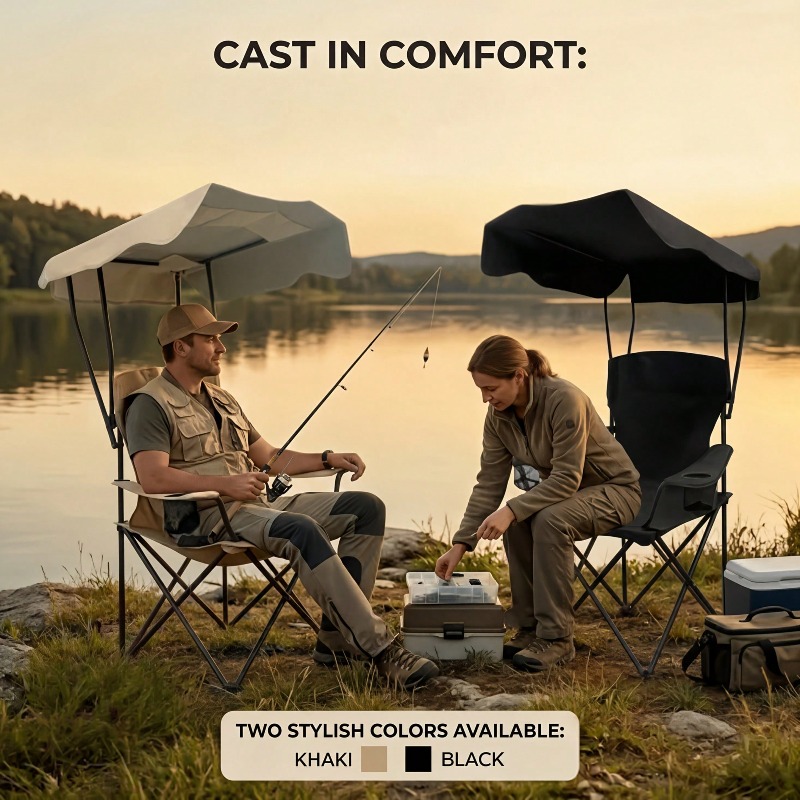 Outdoor Camping Chair With Awn - Outdoor Camping Lounge Chairs recension och pris