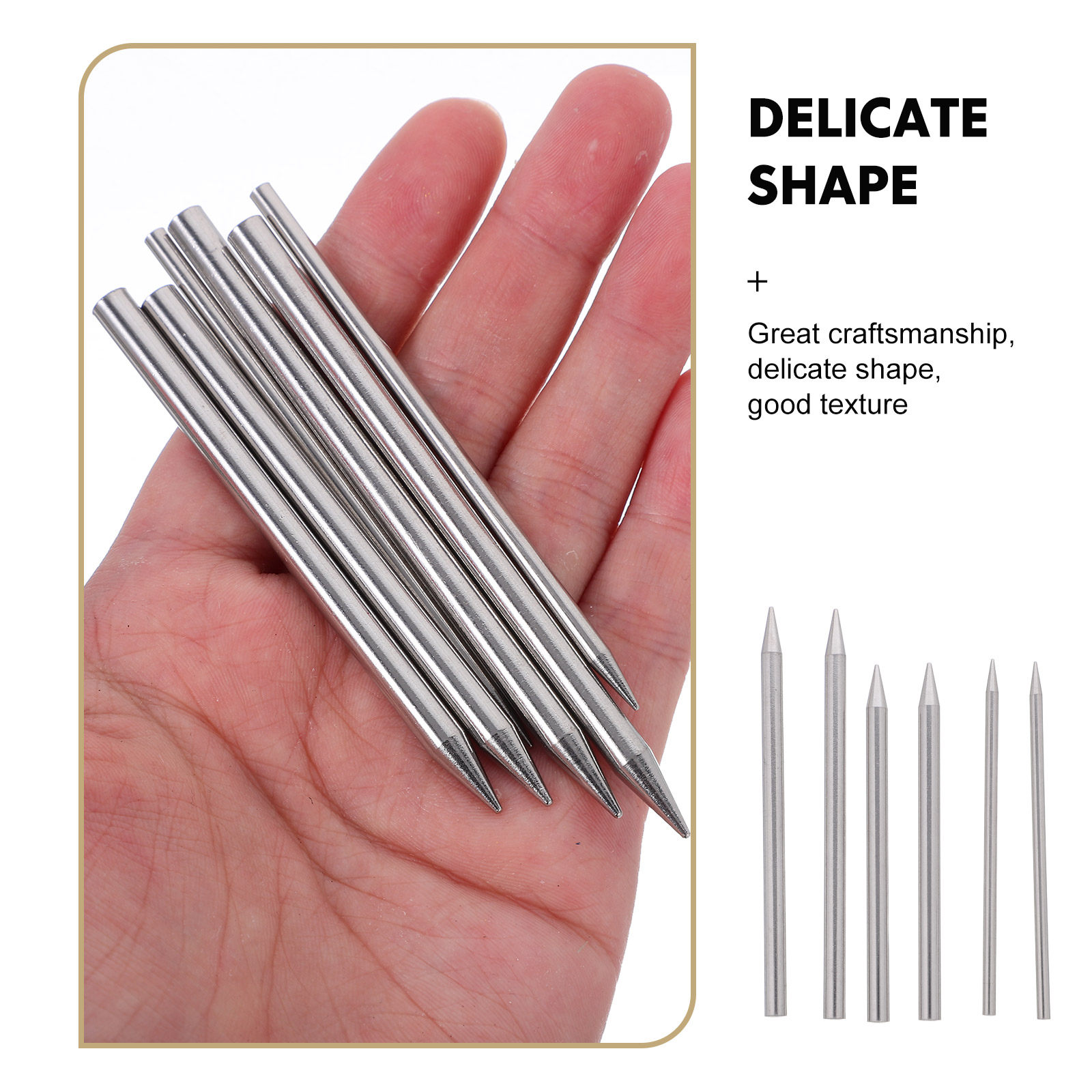 6Pcs Stainless Steel Bracelet  - Paracord Bracelet recension och pris