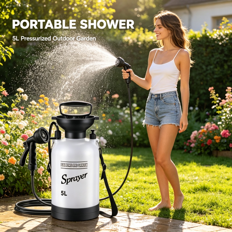 5L Portable Camping Shower Man - Outdoor Camping Bathroom recension och pris