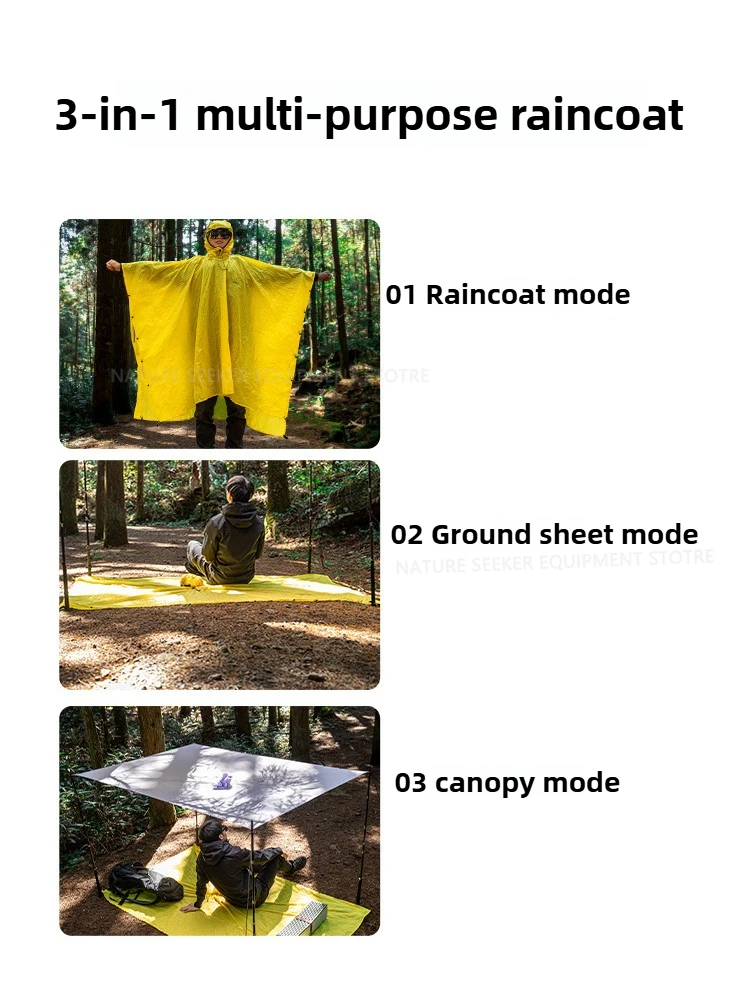 15D/210T Raincoat Waterproof R - Waterproof Tarp Shelter recension och pris