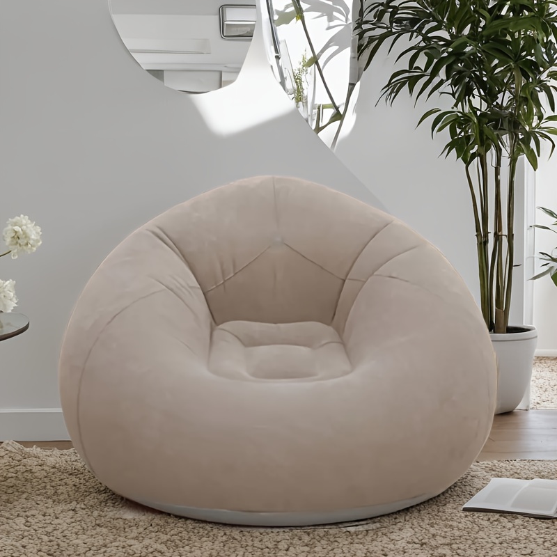 Flocked PVC Inflatable Sofa Ch - Outdoor Camping Lounge Chairs recension och pris