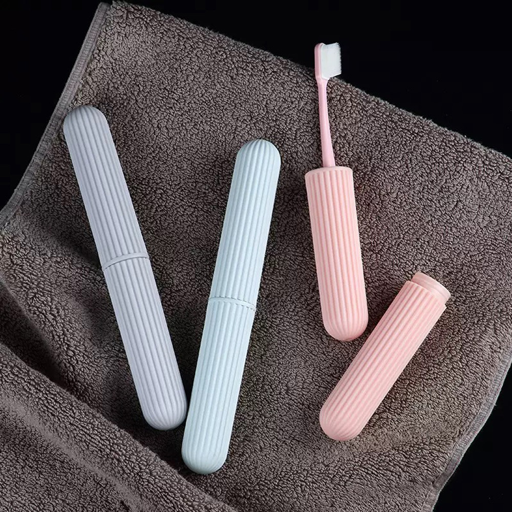 Portable Travel Toothbrush Cas - Outdoor Camping Bathroom recension och pris