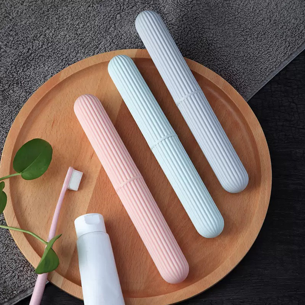 Portable Travel Toothbrush Cas - Outdoor Camping Bathroom recension och pris
