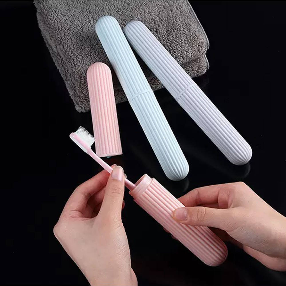 Portable Travel Toothbrush Cas - Outdoor Camping Bathroom recension och pris